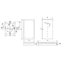 COFFRET RFI "LOW MODULAR" - 82.5 x 68 x 17mm