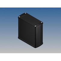 BOÎTIER EN ALUMINIUM - NOIR - 110 x 105.9 x 45.8 mm