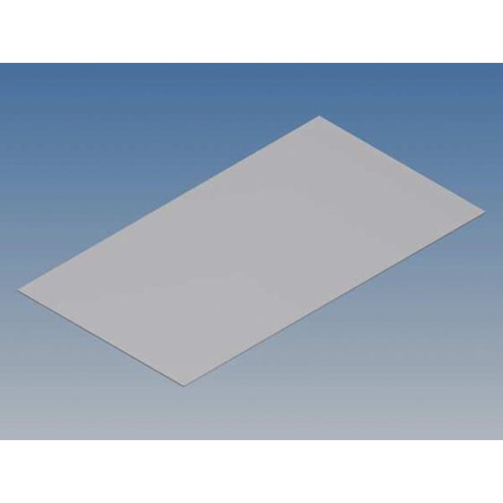 PANNEAU EN ALUMINIUM POUR SÉRIE TK - ARGENT - 130.6 x 72 x 0.5 mm