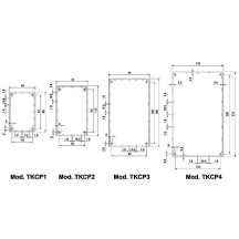 COFFRET "COVER"  - GRIS 215 x 130 x 82.9mm