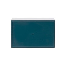 COFFRET "OPTATIVE" EN PLASTIQUE - BLEU PETROLE 110.0 x 70.0 x 48.0mm