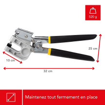 Pince à sertir pour profilés