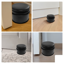 Butée de porte - 9 x 7,5 cm - 1,1 kg - noir