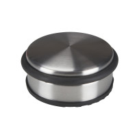 Butoir de porte - 10 x 4,0 cm - 1,1 kg - gris argenté