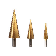 FORET ÉTAGÉ HSS - REVÊTEMENT EN TITANE - 3 pcs