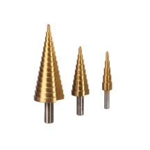 FORET ÉTAGÉ HSS - REVÊTEMENT EN TITANE - 3 pcs