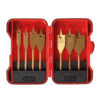 JEU DE MÈCHES PLATES À BOIS - REVÊTEMENT À BOIS - 7 pcs