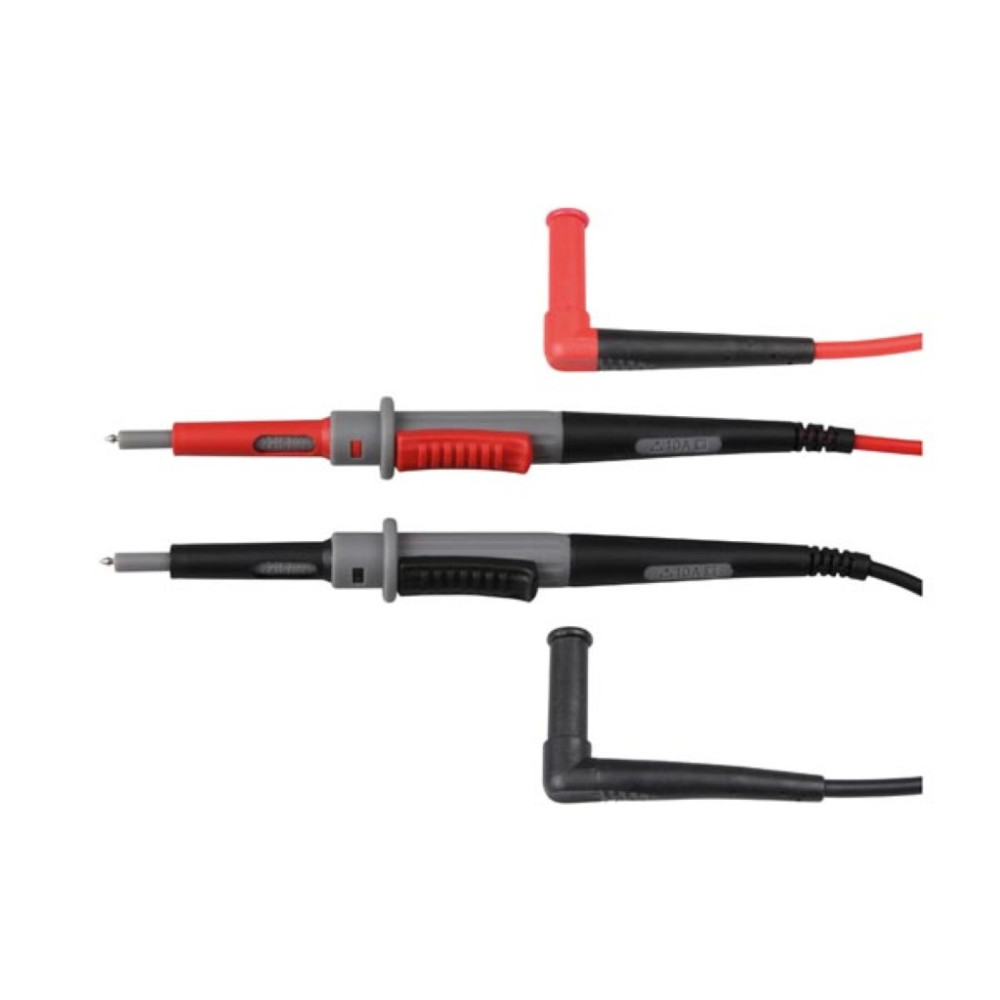 JEU DE CORDONS DE MESURE EN PVC, CAT  IV - 10A - 2mm/4mm - LONGUEUR 100 cm