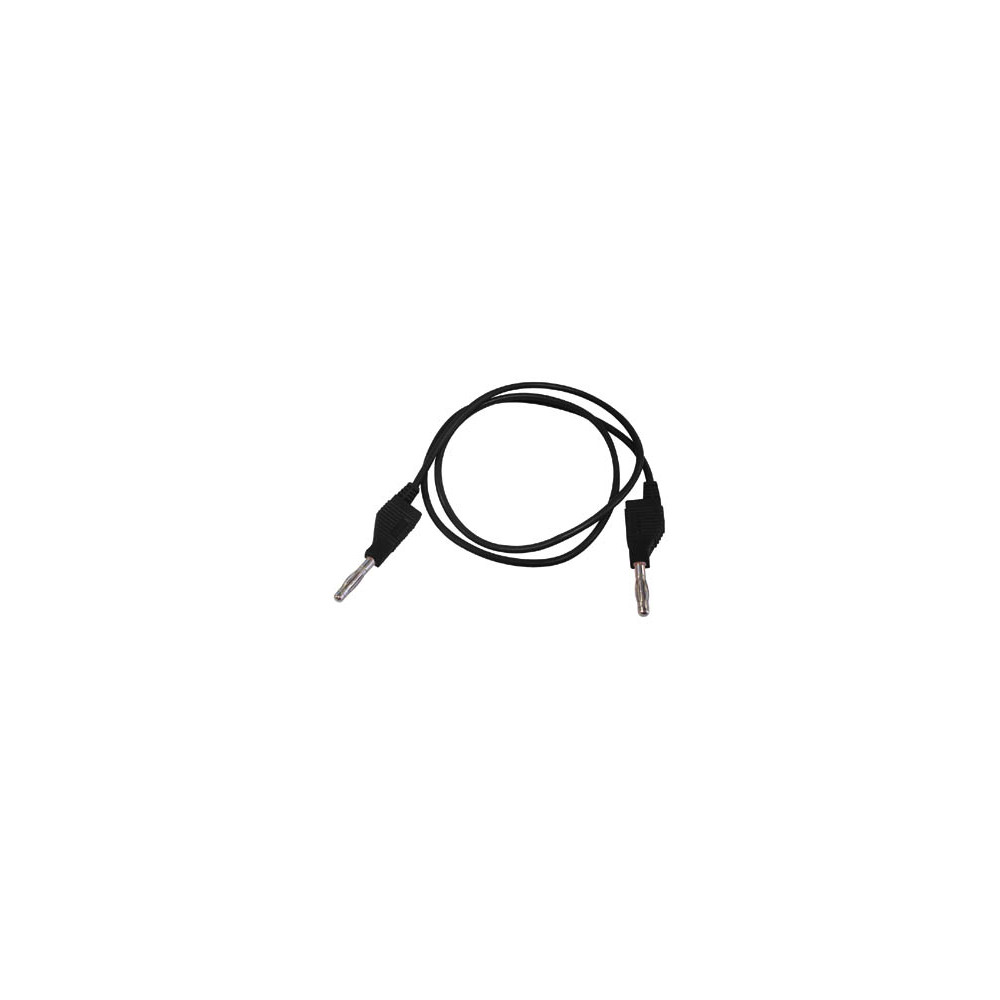 CORDONS DE MESURE (FICHE BANANE 4mm) / NOIR