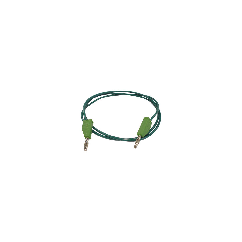 CORDONS DE MESURE (FICHE BANANE 4mm) / VERT