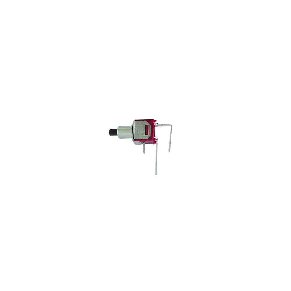 BOUTON-POUSSOIR SUBMINIATURE VERTICAL 90° - SPST OFF-(ON)