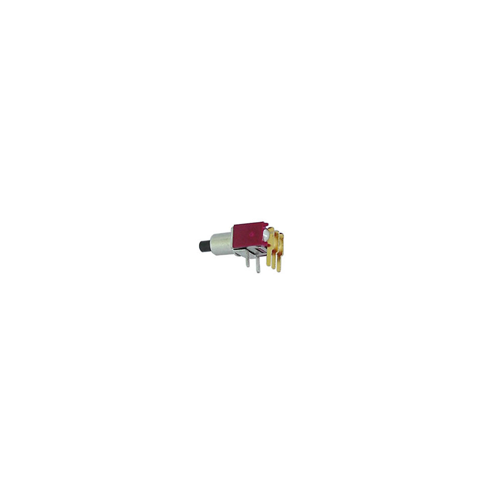 BOUTON-POUSSOIR SUBMINIATURE HORIZONTAL 90° - SPDT ON-(ON)