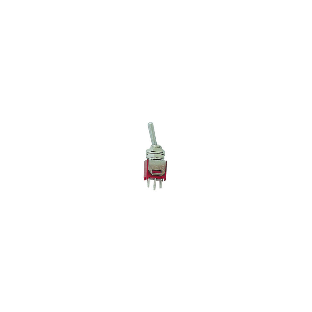 INVERSEUR SUBMINIATURE VERTICAL UNIPOLAIRE ON-OFF-ON