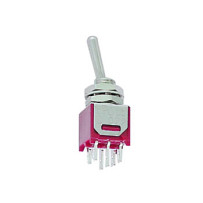 INVERSEUR SUBMINIATURE VERTICAL BIPOLAIRE ON-OFF-ON