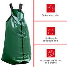 Sac d'arrosage pour arbres - 75 L - 420 g/m².
