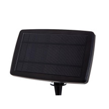 Solar LED - 15 m - 15 lampes blanc chaud - càble noir