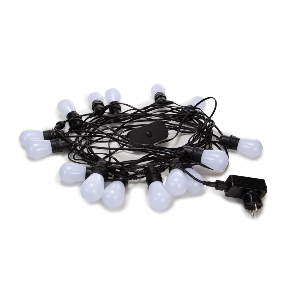 TUYA LED - 15 m - 15 lampes multicolores - càble noir - smart
