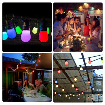 TUYA LED - 15 m - 15 lampes multicolores - càble noir - smart