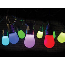 TUYA LED - 15 m - 15 lampes multicolores - càble noir - smart