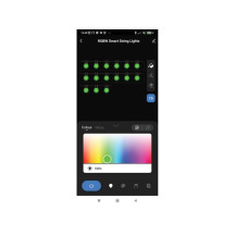 TUYA LED - 15 m - 15 lampes multicolores - càble noir - smart