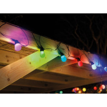 TUYA LED - 15 m - 15 lampes multicolores - càble noir - smart