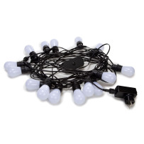 TUYA LED - 15 m - 15 lampes blanches - càble noir - smart