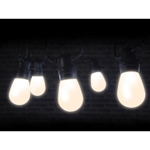 TUYA LED - 15 m - 15 lampes blanches - càble noir - smart