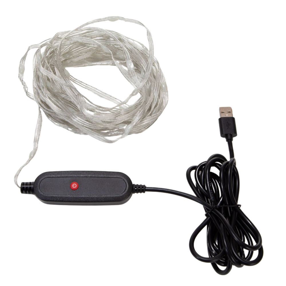 TUYA LED - 7.5 m - 75 lampes multicolore - càble transparant - smart