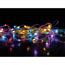 TUYA LED - 7.5 m - 75 lampes multicolore - càble transparant - smart