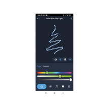 TUYA LED - 7.5 m - 75 lampes multicolore - càble transparant - smart