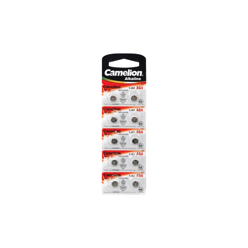 PILE BOUTON POUR MONTRE 1.5V-18mAh LR626/AG4 (10 pcs/bl)