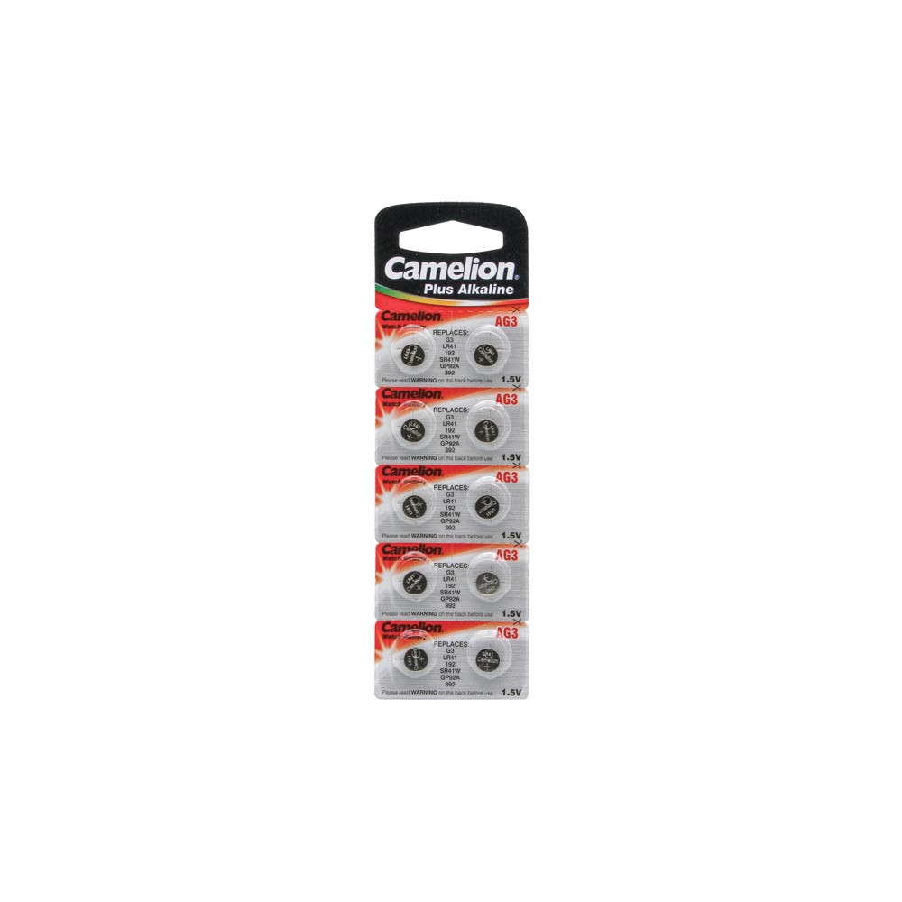 PILE BOUTON POUR MONTRE 1.5V-28mAh LR41/AG3 (10 pcs/bl)