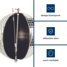 Boule à facettes, Ø 10 cm