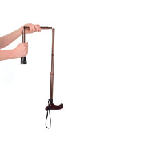 Canne de marche pliable - bronze