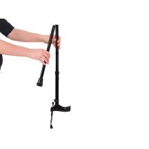 Canne de marche pliable - noire