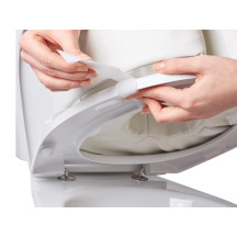 Rehausseur de siège de toilette - souple