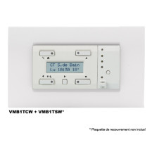 thermostat à afficheur LCD et sauvegarde du temps pour usage avec VMB1TS(W) , blanc
