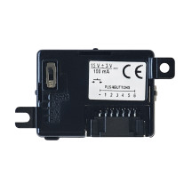 Interface à bouton-poussoir avec 6 canaux pour un montage universel