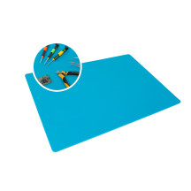 Tapis de réparation/assemblage en silicone haute température avec compartiments - 700 x 450 mm