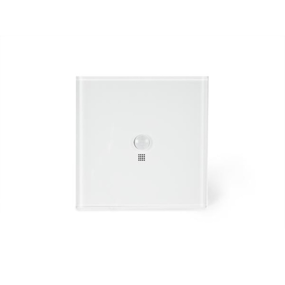 Module de commande Edge Lit avec 1 touche tactiles et détecteur de mouvement et de crépuscule intégré (version blanche)