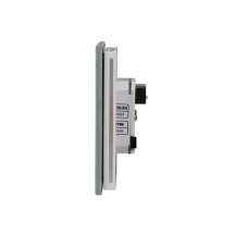 module de commande Edge Lit avec 2 touches tactiles, pur blanc mat