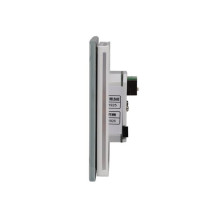 module de commande Edge Lit avec 2 touches tactiles, pur blanc brillant