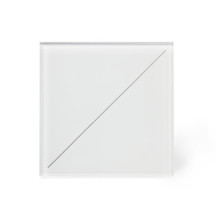 Module de commande Edge Lit avec 2 touches tactiles (version blanche)