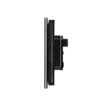 module de commande Edge Lit avec 4 touches tactiles, noir mat