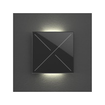 module de commande Edge Lit avec 4 touches tactiles, noir mat