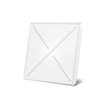 module de commande Edge Lit avec 4 touches tactiles, pur blanc brillant