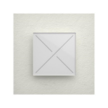 module de commande Edge Lit avec 4 touches tactiles, pur blanc brillant