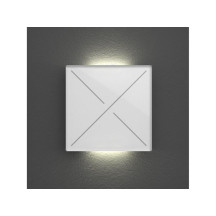 module de commande Edge Lit avec 4 touches tactiles, pur blanc brillant