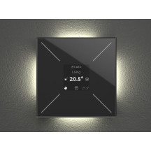 Module de commande Edge Lit avec écran OLED et contrôleur de température (version noir)