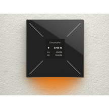Module de commande Edge Lit avec écran OLED et contrôleur de température (version noir)